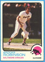 1973 Topps Baseball Cards      090      Brooks Robinson